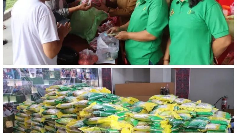 Pemkab Samosir Gelar Gerakan Pangan Murah, Warga Antusias Berbelanja