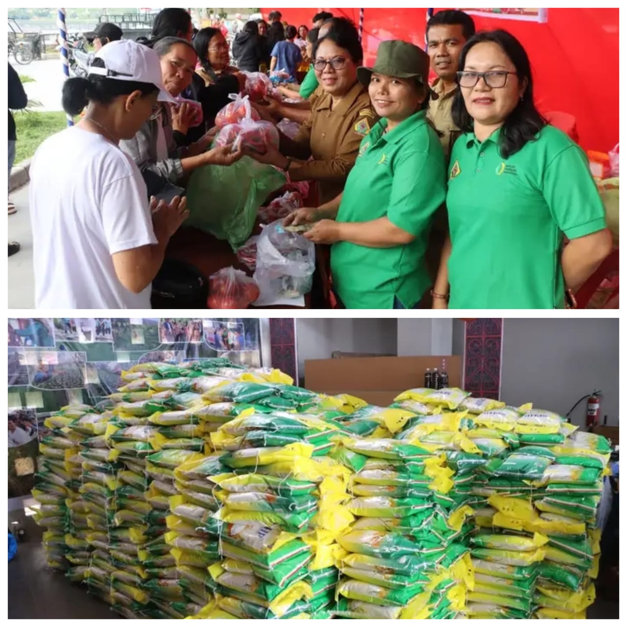 Pemkab Samosir Gelar Gerakan Pangan Murah, Warga Antusias Berbelanja