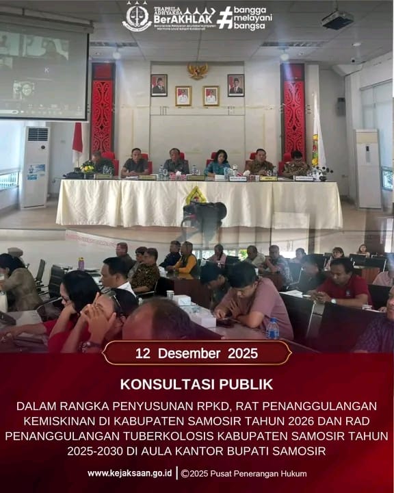 Kejaksaan Negeri Samosir Dukung Perencanaan Pembangunan Kesehatan dan Penanggulangan Kemiskinan