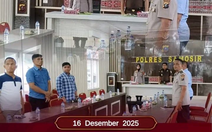 Polri dan Kejaksaan RI Perkuat Sinergi Penegakan Hukum di Samosir