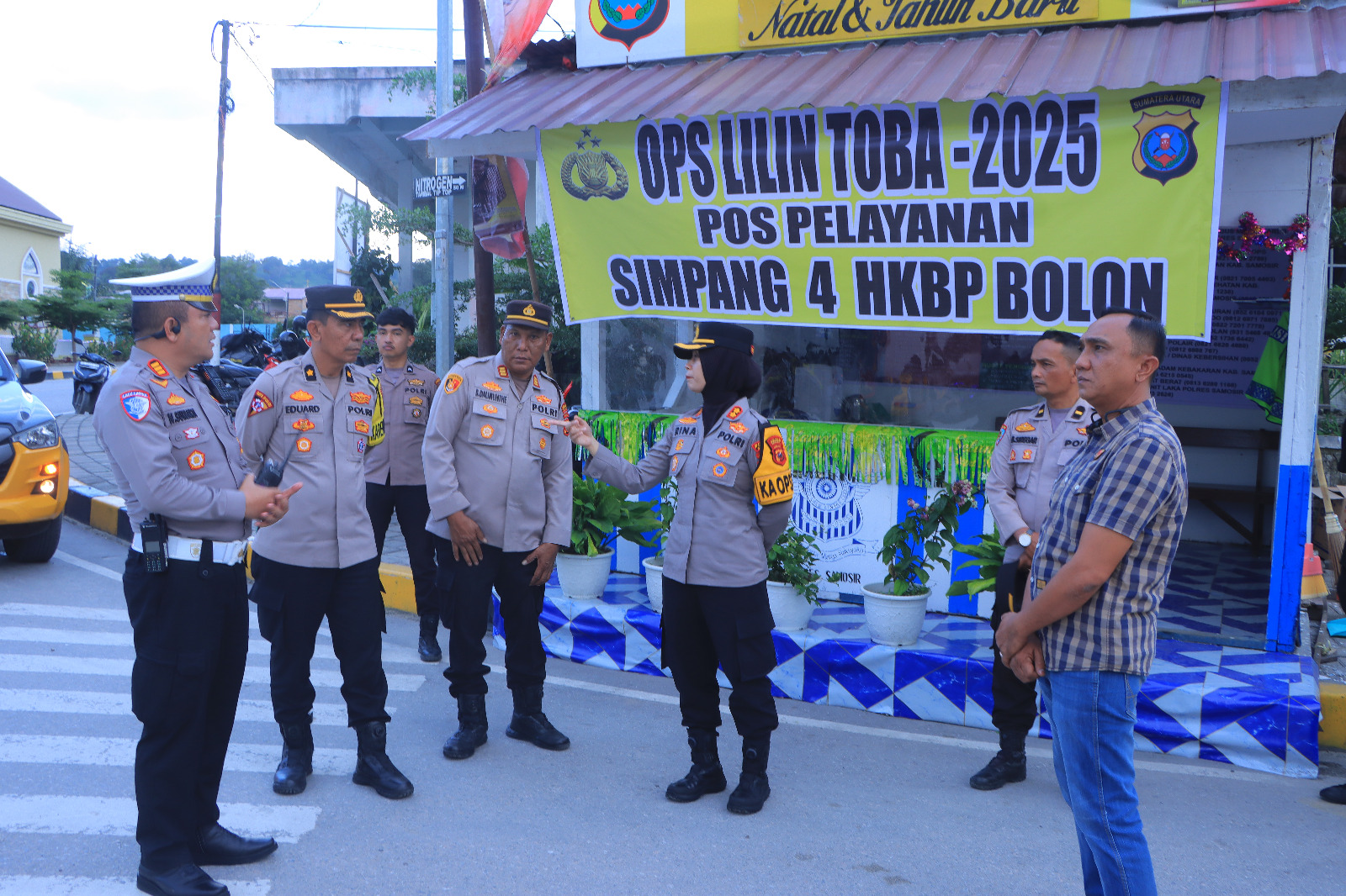 Polres Samosir Siap Amankan Natal 2025 dan Tahun Baru 2026, 209 Personel Dikerahkan