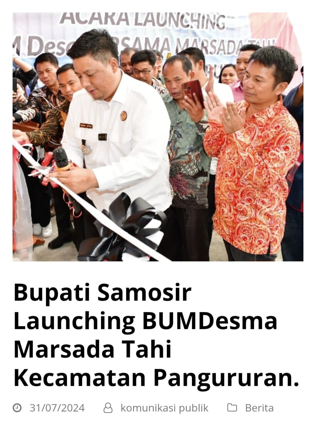 Bupati Samosir ‘Tutup Mata’ ? Kadis Sosial Ditahan, Korupsi Bantuan Banjir Rp 516 Juta Terungkap