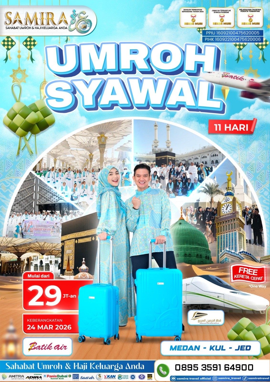 Umroh Syawal Samira Travel Jadi Pilihan Warga Medan, Agensi Resmi Hadir di Medan Labuhan