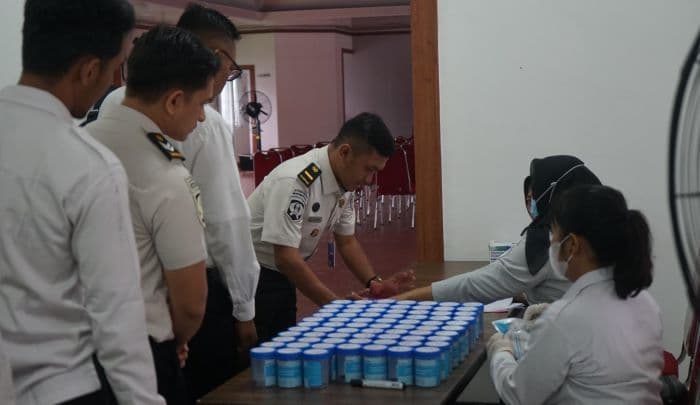 Napi dan Petugas Lapas Tanjung Gusta Medan Jalani Tes Urine, Ada Positif?