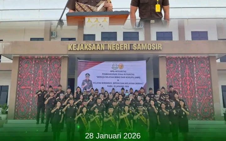 KEJAKSAAN NEGERI SAMOSIR BERKOMITMEN : ‘Birokrasi Bersih, Pelayanan Terbaik