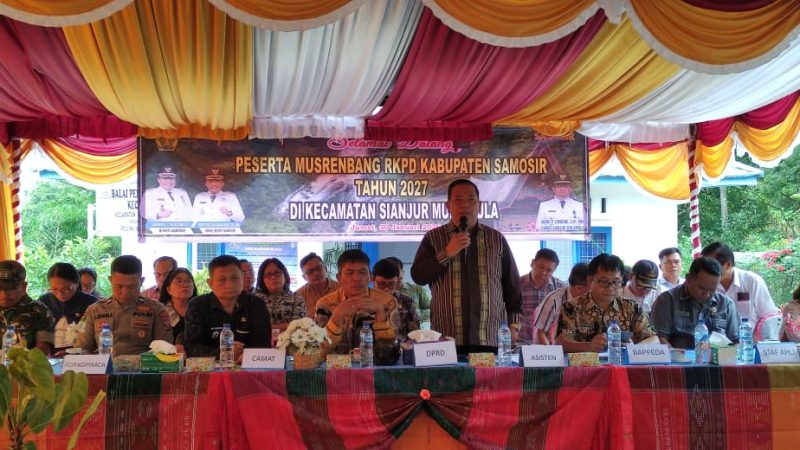 SAMOSIR GELAR MUSRENBANG RKPD 2027 : ‘Akselerasi Pembangunan untuk Samosir yang Sejahtera