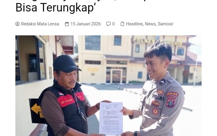 SKANDAL PLAT PALSU KADIS PERTANIAN SAMOSIR : Anak ‘Geregetan’ di Medsos, Netizen ‘Buka’ Identitas
