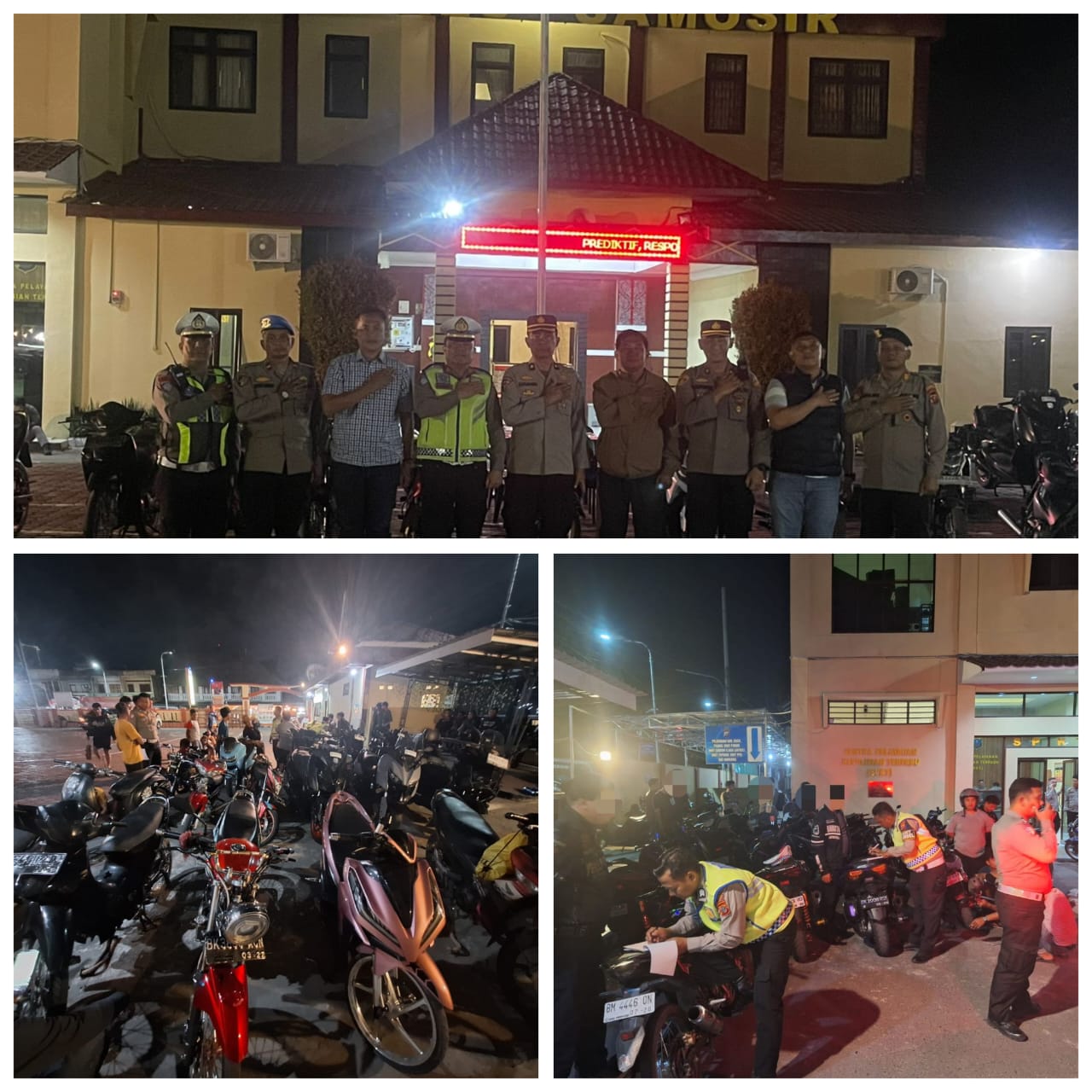 Razia Knalpot Brong Di Samosir : 22 Unit Sepeda Motor Diamankan 