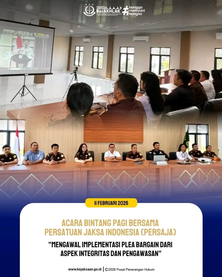 Kejaksaan Negeri Samosir Perkuat Integritas : ”Mengawal Implementasi Plea Bargain dengan Profesionalisme dan Integritas”