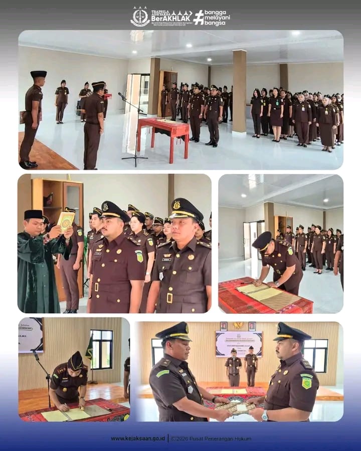 Kejaksaan Negeri Samosir Melantik Kasi PAPBB Baru