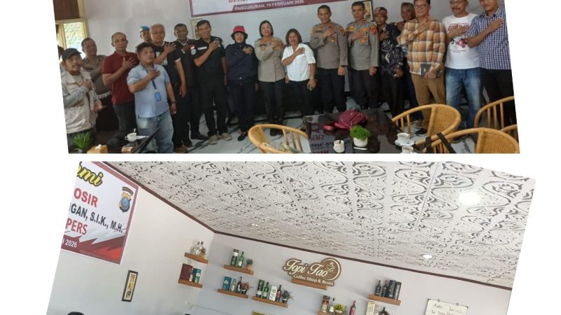 Kapolres Samosir Perkuat Sinergi Dengan Insan Pers : ”Media adalah Kontrol Sosial”