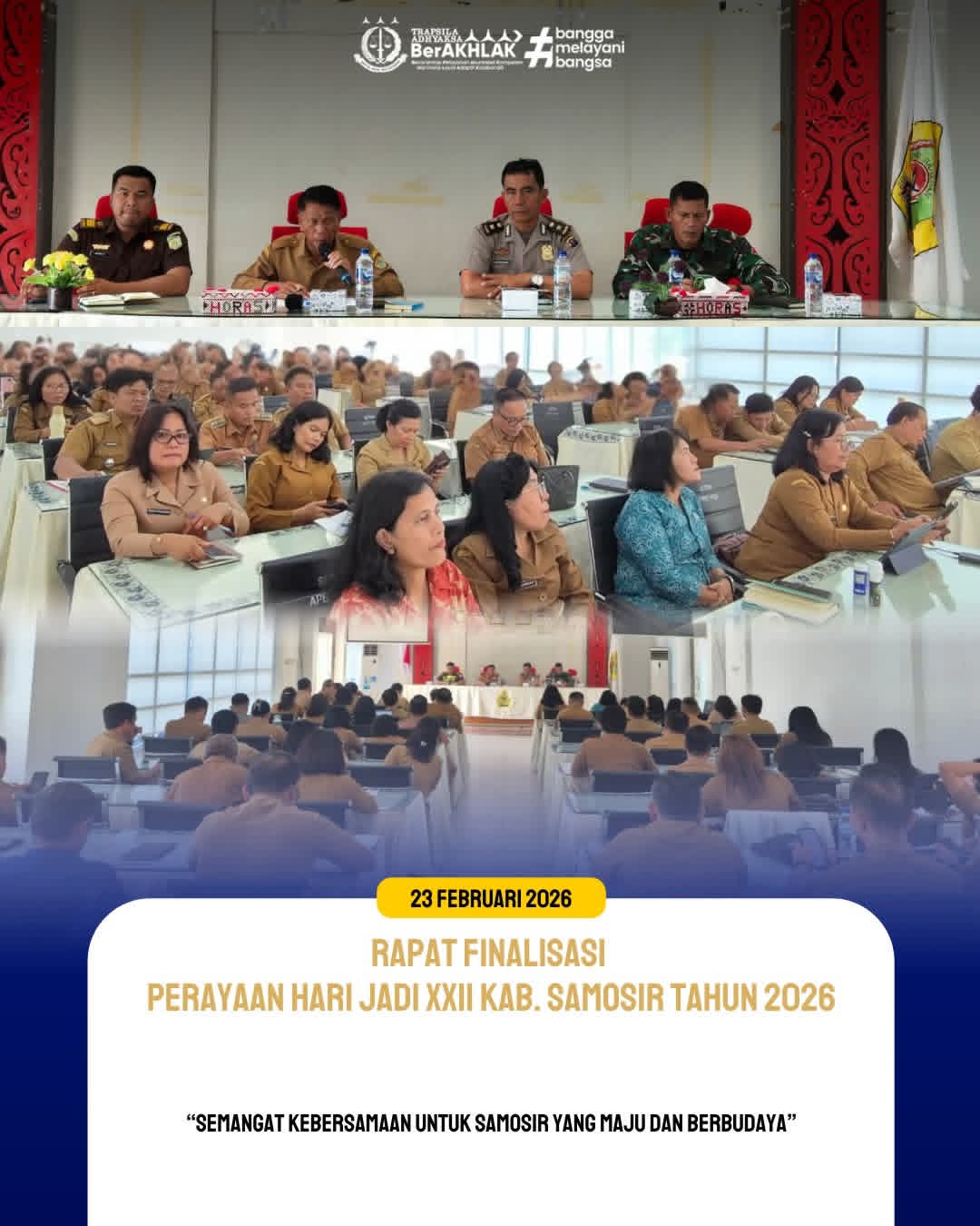 Kejaksaan Negeri Samosir Siap Sukseskan Hari Jadi Ke-22 Kabupaten 