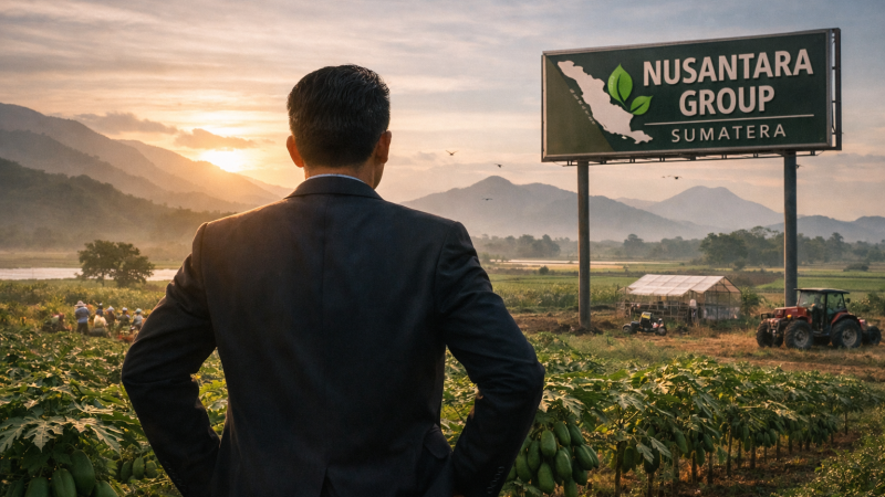 “Diremehkan Saat Mulai dari Nol, Kini Nusantara Group Sumatera Tantang Pola Lama Agribisnis di Sumatera”