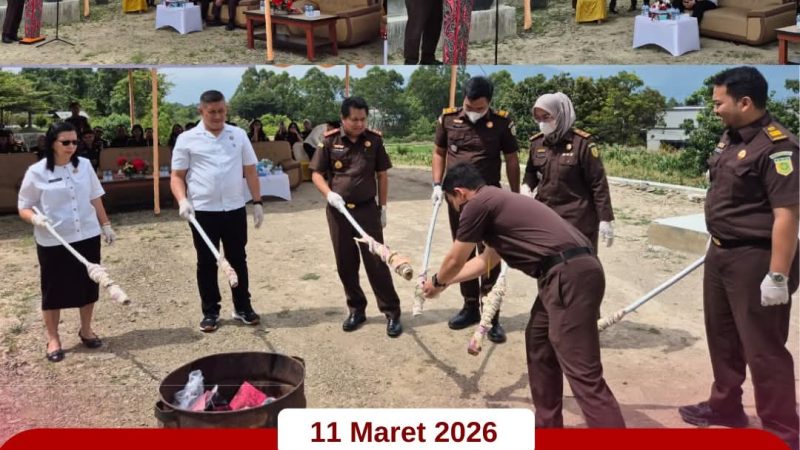 Kejaksaan Negeri Samosir Musnahkan Barang Bukti, Berantas Penyalahgunaan Hukum 