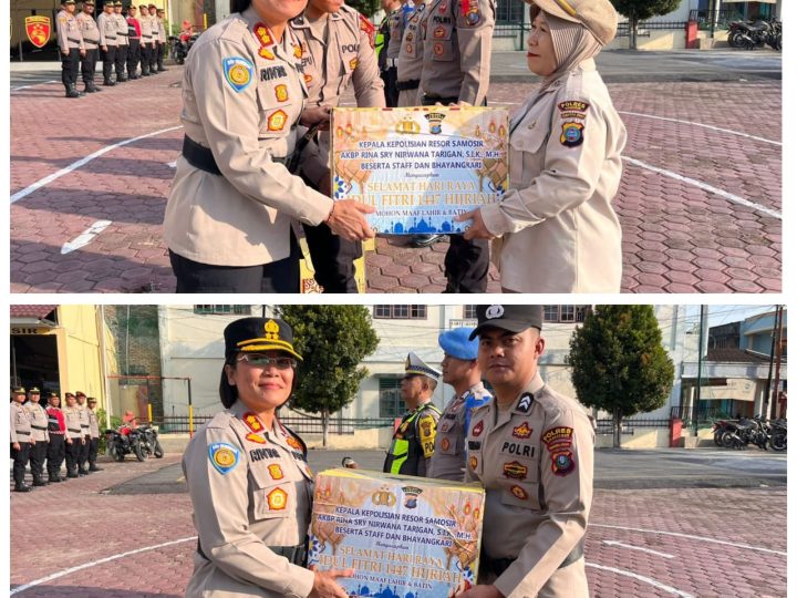 Polres Samosir Berbagi Kebaikan di Bulan Puasa 