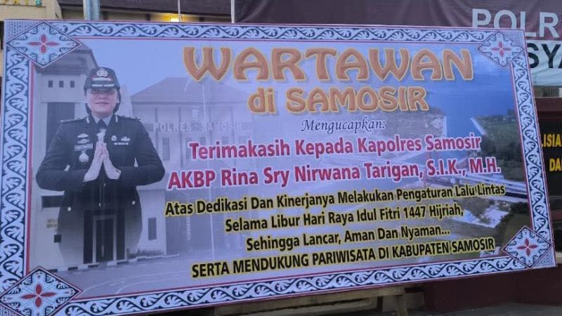 Terima Kasih, Polres Samosir : Menjaga Kenyamanan, Mengharukan Hati 