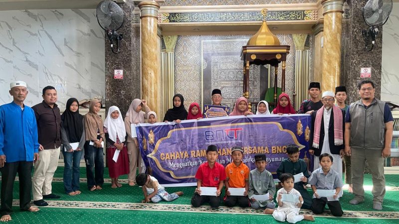 BNCT perkuat  Kepedulian dengan  Menghadirkan Senyuman di Bagan Belawan