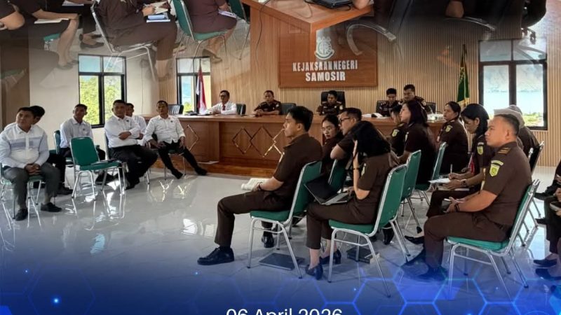 Kejaksaan Samosir Tegakkan Hukum, Ekspose Perkara Mardin Sinurat dan David Christian