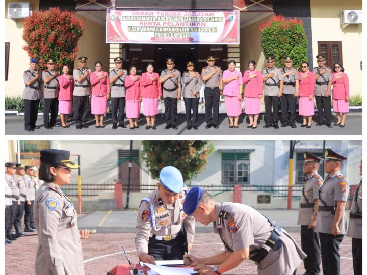 Rotasi Segar di Tubuh Polres Samosir : Lima Jabatan Utama Berganti, Kapolres Tekankan Amanah dan Sinergi