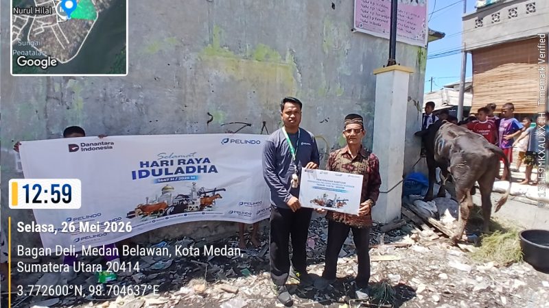 Peduli masyarakat  Pelindo Regional 1 Serahkan Hewan Qurban kepada Masjid Sekitar Pelabuhan
