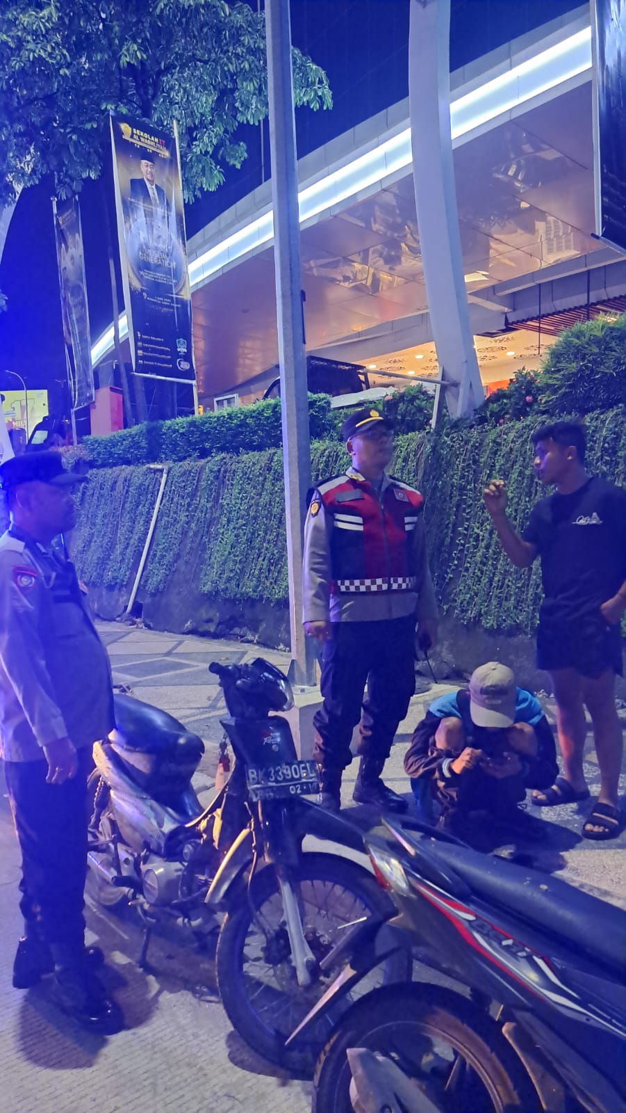 Patroli Blue Light Polsek Sunggal, Berikan Rasa Aman Dan Nyaman Kepada Warganya