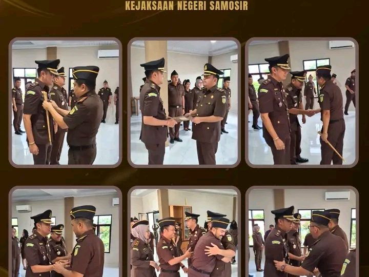Kejari Samosir Tegaskan Komitmen Integritas Lewat Sertijab Kasi Pidsus