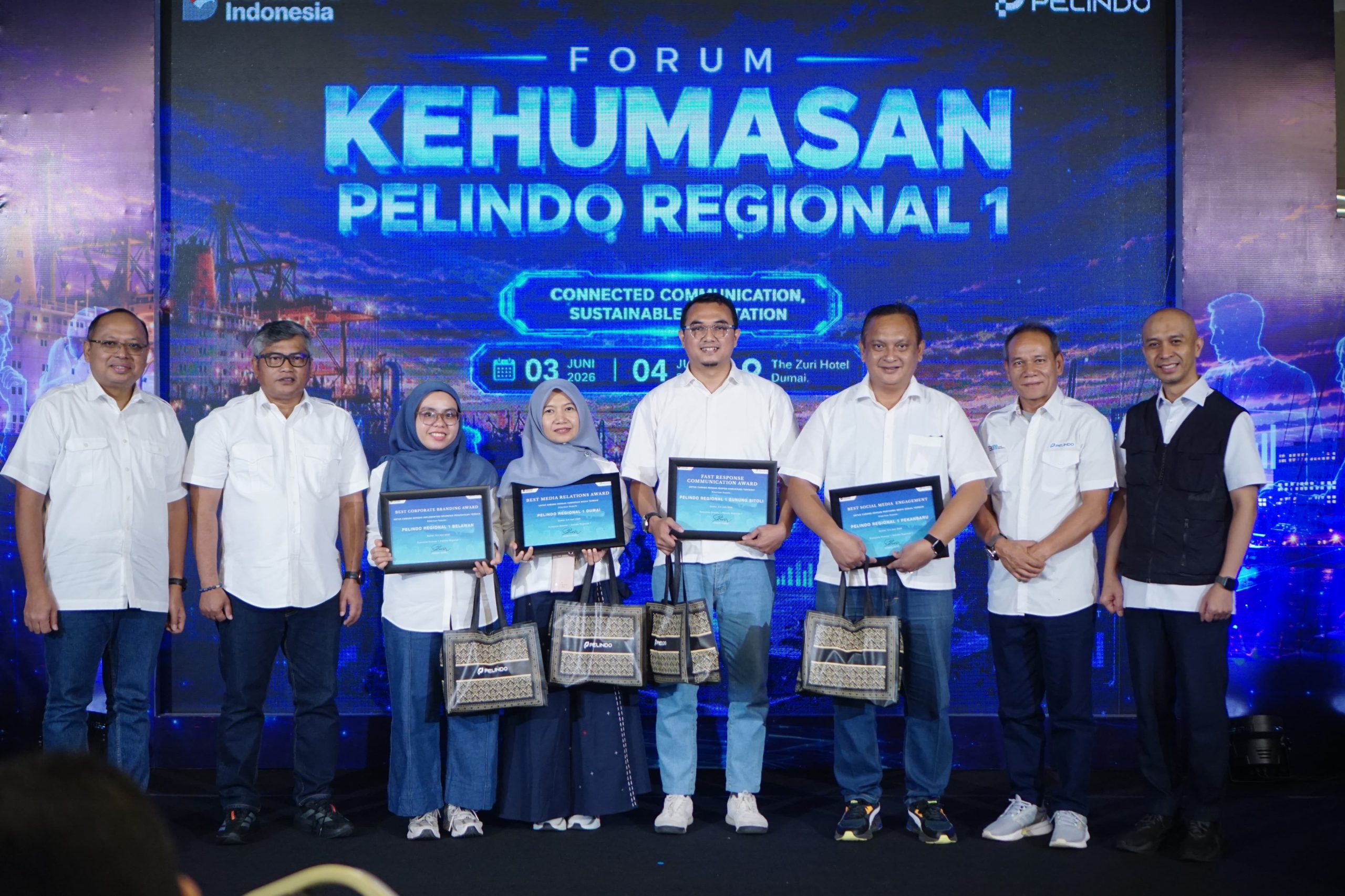 Pelindo Regional 1 Cabang Belawan Raih Best  Corporate Branding Award pada Forum Humas Regional 1
