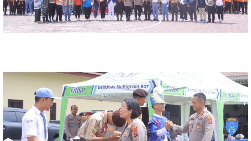 “Polri Untuk Masyarakat : Lomba PBB Polres Samosir Jadi Ajang Tempa Disiplin Generasi Muda”