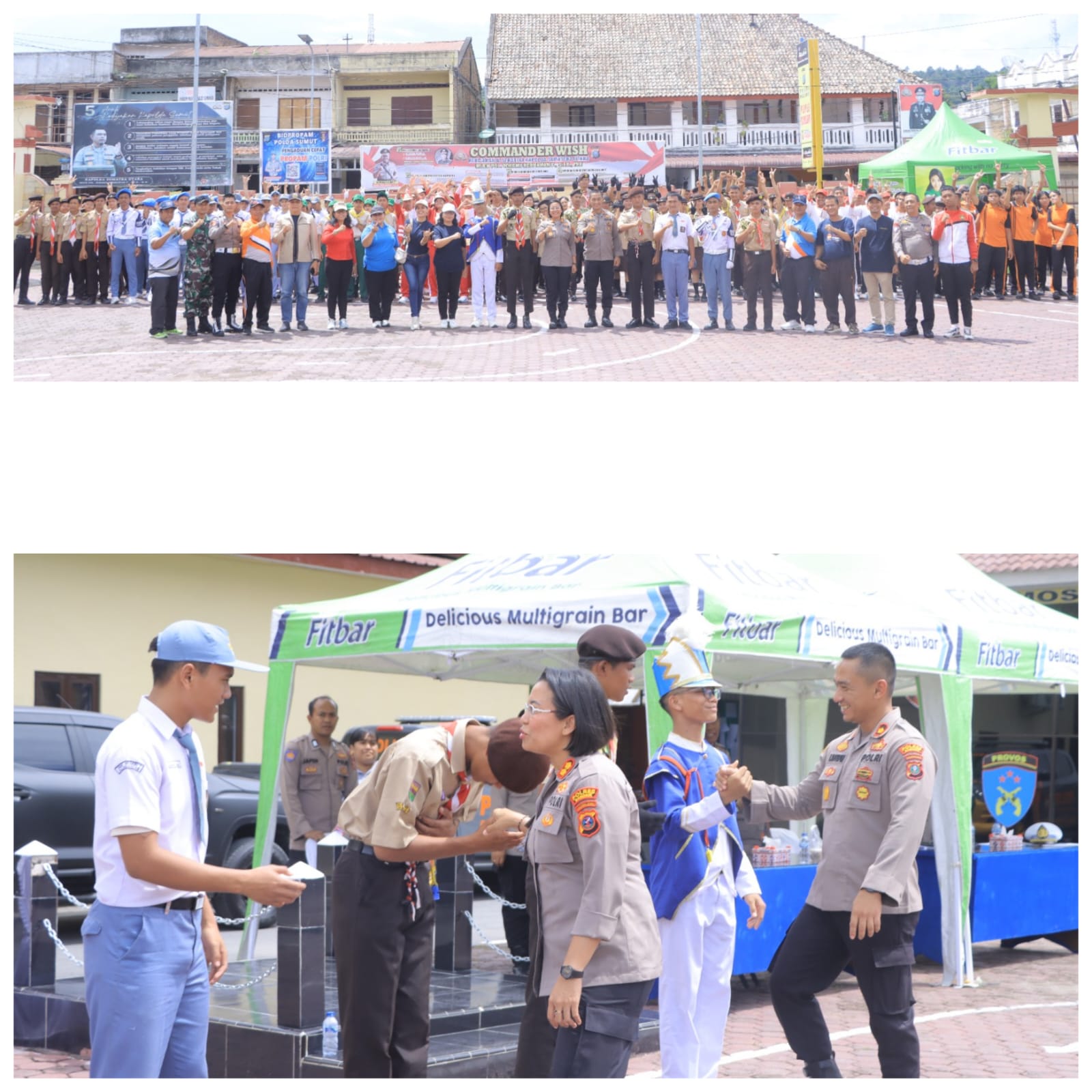 “Polri Untuk Masyarakat : Lomba PBB Polres Samosir Jadi Ajang Tempa Disiplin Generasi Muda”
