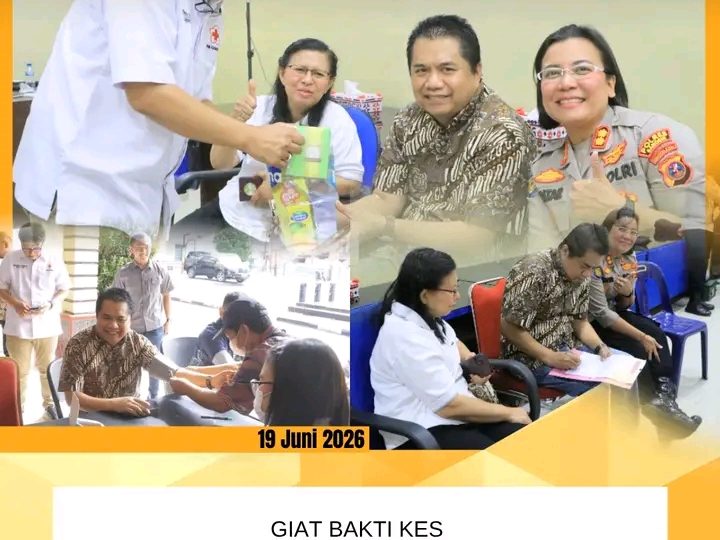“Setetes Darah, Sejuta Harapan : Kajari Samosir Satria Irawan Ikut Donor Darah HUT Bhayangkara ke-80”