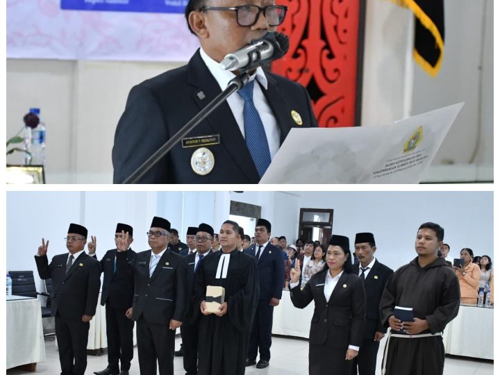 “Bupati Absen, Wabup Ariston Pimpin Pelantikan 9 Pejabat Eselon II Samosir : ‘Turunkan Ego Sektoral'”
