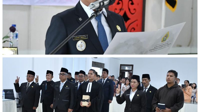 “Bupati Absen, Wabup Ariston Pimpin Pelantikan 9 Pejabat Eselon II Samosir : ‘Turunkan Ego Sektoral'”