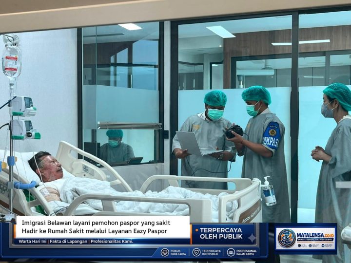 Imigrasi Belawan Layani Pemohon Paspor yang Sakit  Hadir ke Rumah Sakit Melalui Layanan Eazy Paspor 