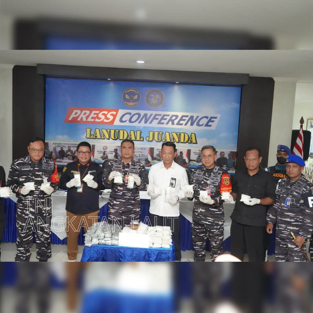 TNI AL Gagalkan Tiga Kali Penyelundupan Narkotika dan Obat Keras di Bandara Juanda, Nilai Barang Bukti Ratusan Juta Rupiah