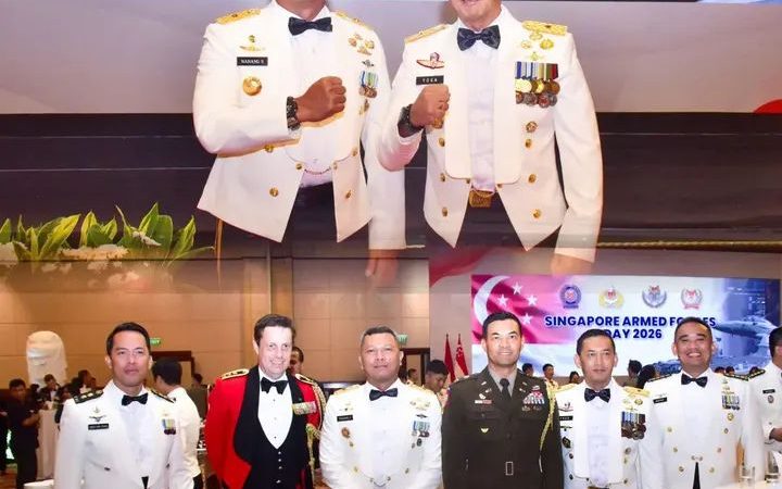 Mewakili Pangkormar Asintel Pangkormar Hadiri Hari Angkatan Bersenjata Singapore Tahun 2026