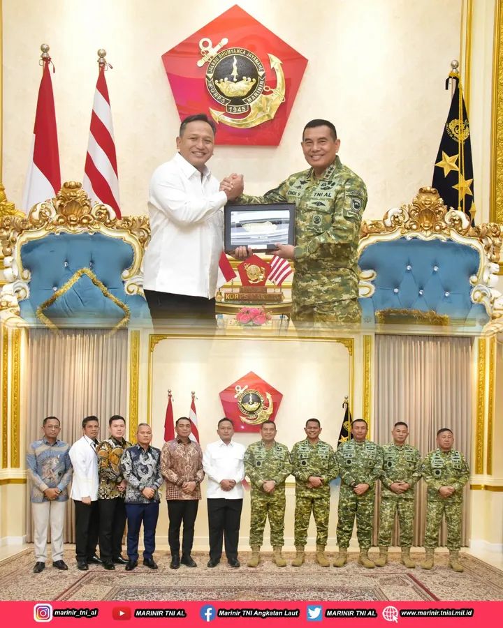 Pangkormar Terima Kunjungan Sekjen KKP dan Dirut Agrinas Jaladri Membahas Kampung Nelayan Merah Putih 