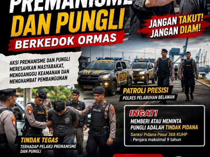 Polres Pelabuhan Belawan Nyatakan Perang Terhadap Premanisme dan Pungli Berkedok Ormas, Kapolres Ajak Masyarakat Berani Melapor