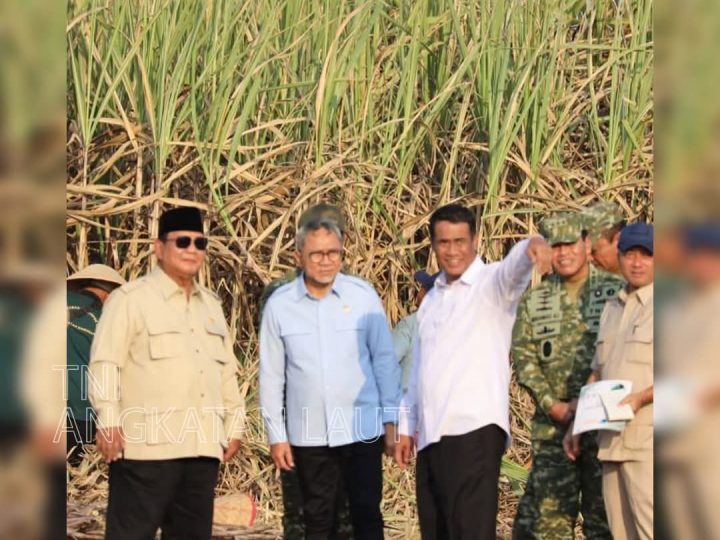 Kasal Hadiri Panen Raya Tebu Bersama Presiden Prabowo, TNI AL Perkuat Ketahanan Pangan Nasional Lewat Produksi Kedelai