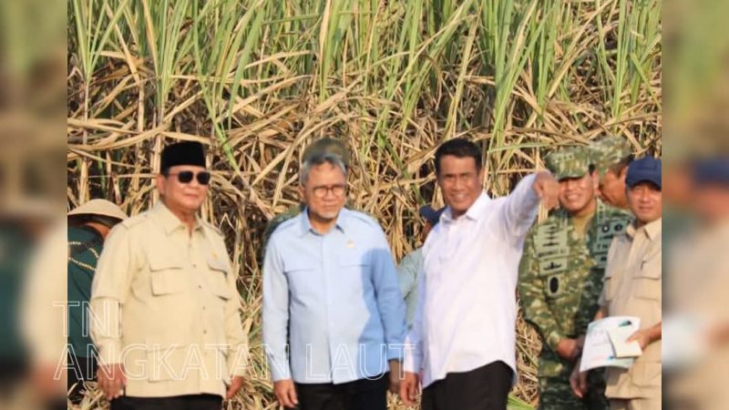 Kasal Hadiri Panen Raya Tebu Bersama Presiden Prabowo, TNI AL Perkuat Ketahanan Pangan Nasional Lewat Produksi Kedelai