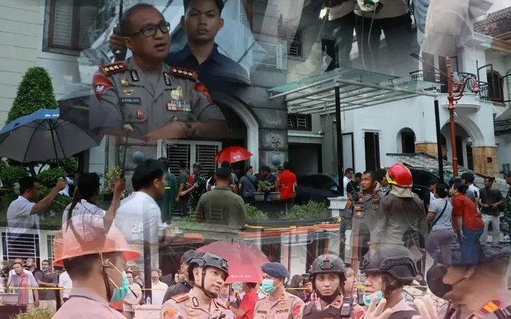 Brimob Polda Sumut Kerahkan Tim Jibom, KBR, dan SAR Tangani Ledakan di Grand Polonia Medan