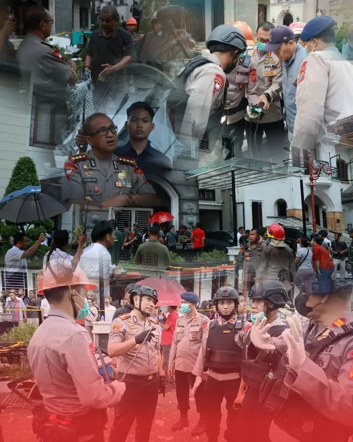 Brimob Polda Sumut Kerahkan Tim Jibom, KBR, dan SAR Tangani Ledakan di Grand Polonia Medan