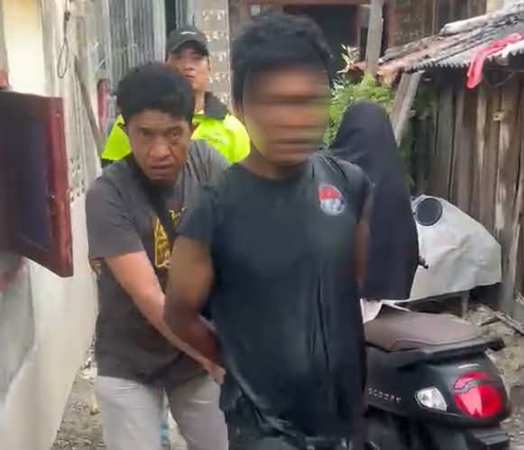 Gercep Sat Reskrim Polres Pelabuhan Belawan Tangkap Pelaku Perampokan Mobil Box JNT Express