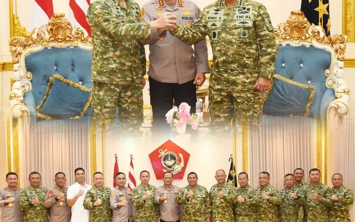 Pangkormar Bersama Pangdam Jaya dan Kapolda Metro Jaya Perkuat Sinergi Jaga Stabilitas Keamanan Ibu Kota 