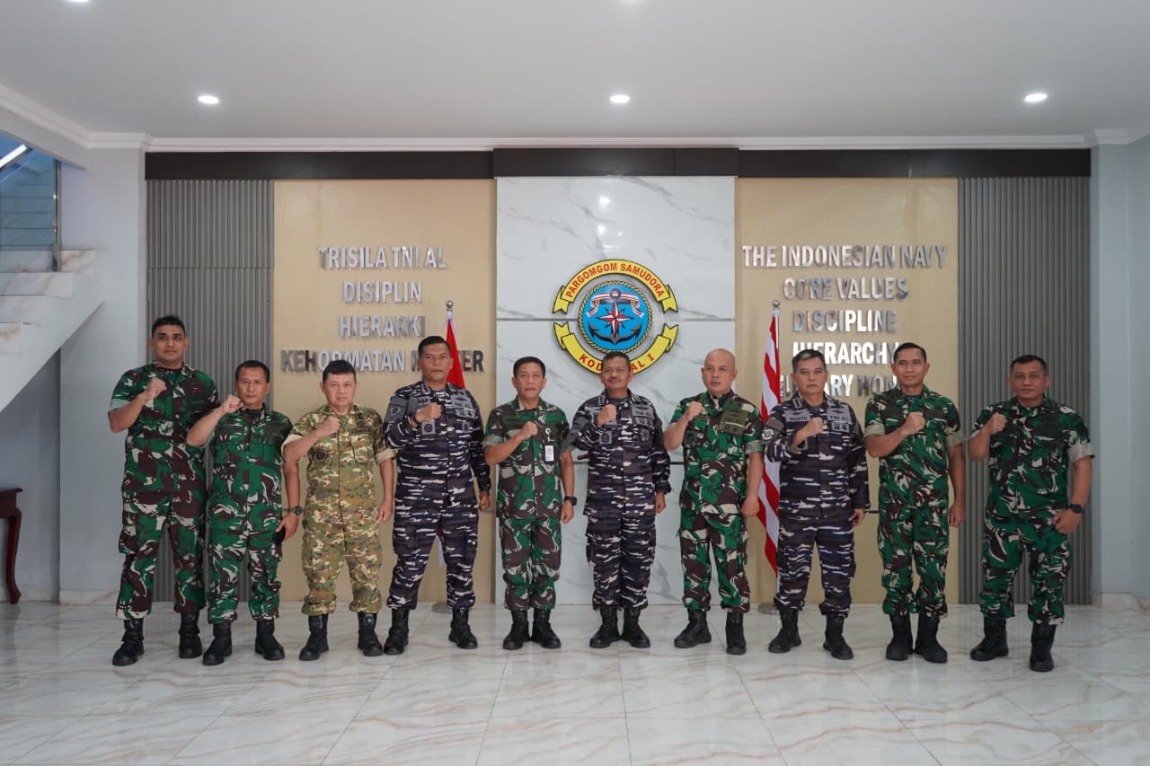 Menjalin Sinergi Menjaga Integritas,Kodaeral I Terima Tim Wasrik Itjen TNI