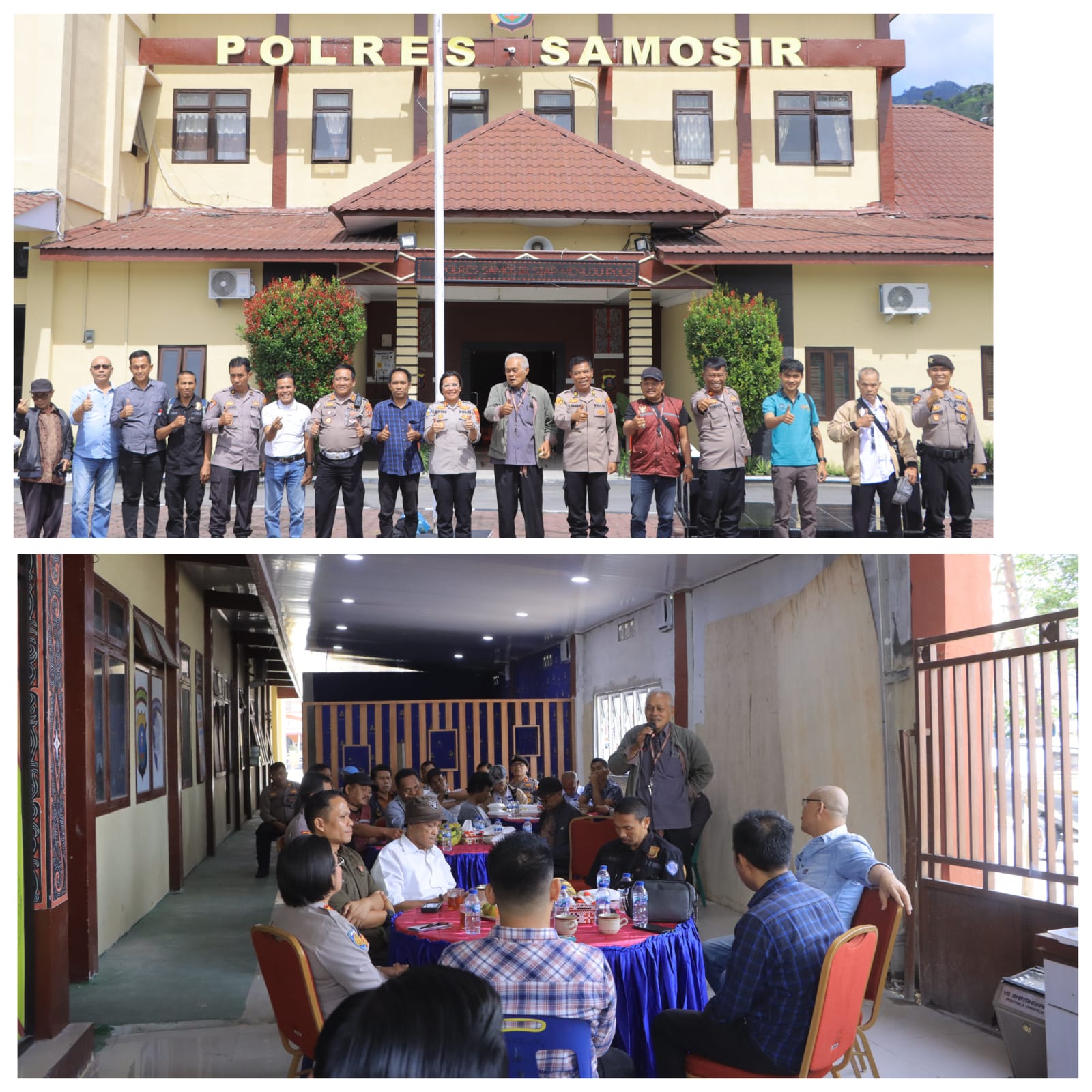 “Pererat Sinergi, Kapolres Samosir AKBP Rina Gelar Coffee Morning Bersama Insan Pers”