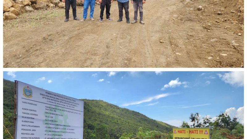 “Rp27,85 Miliar Digelontorkan, Jalan Gonting–Janji Samosir 5 Km Mulai Dikerjakan”