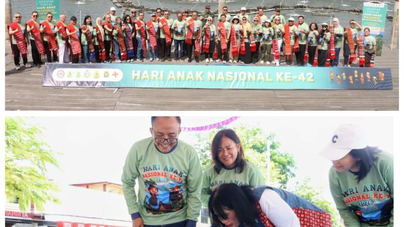 “Wabup Ariston : Anak Samosir Harus Tumbuh Aman dan Kreatif Menuju Indonesia Emas 2045”