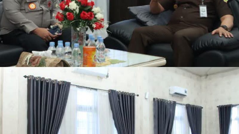 Kapolres Pelabuhan Belawan Jalin Silaturahmi dengan Kejaksaan Negeri Belawan, Perkuat Sinergitas Antar Aparat Penegak Hukum
