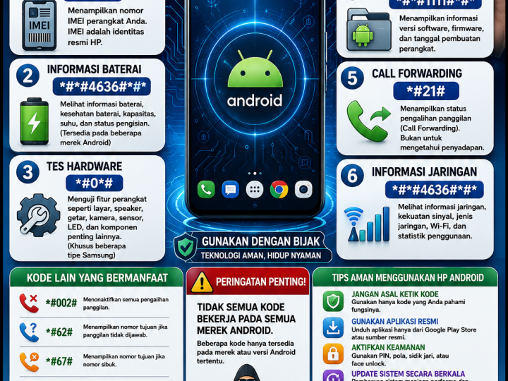Jangan Asal Menekan Kode Rahasia Android! Kenali Fungsi, Manfaat, dan Risikonya Agar HP Tetap Aman