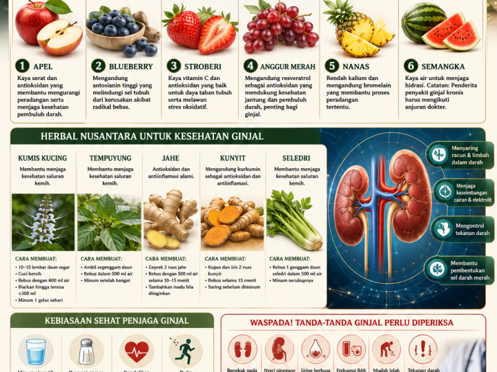 Rahasia Herbal Nusantara untuk Menjaga Kesehatan Ginjal : Warisan Leluhur yang Tetap Relevan di Era Modern
